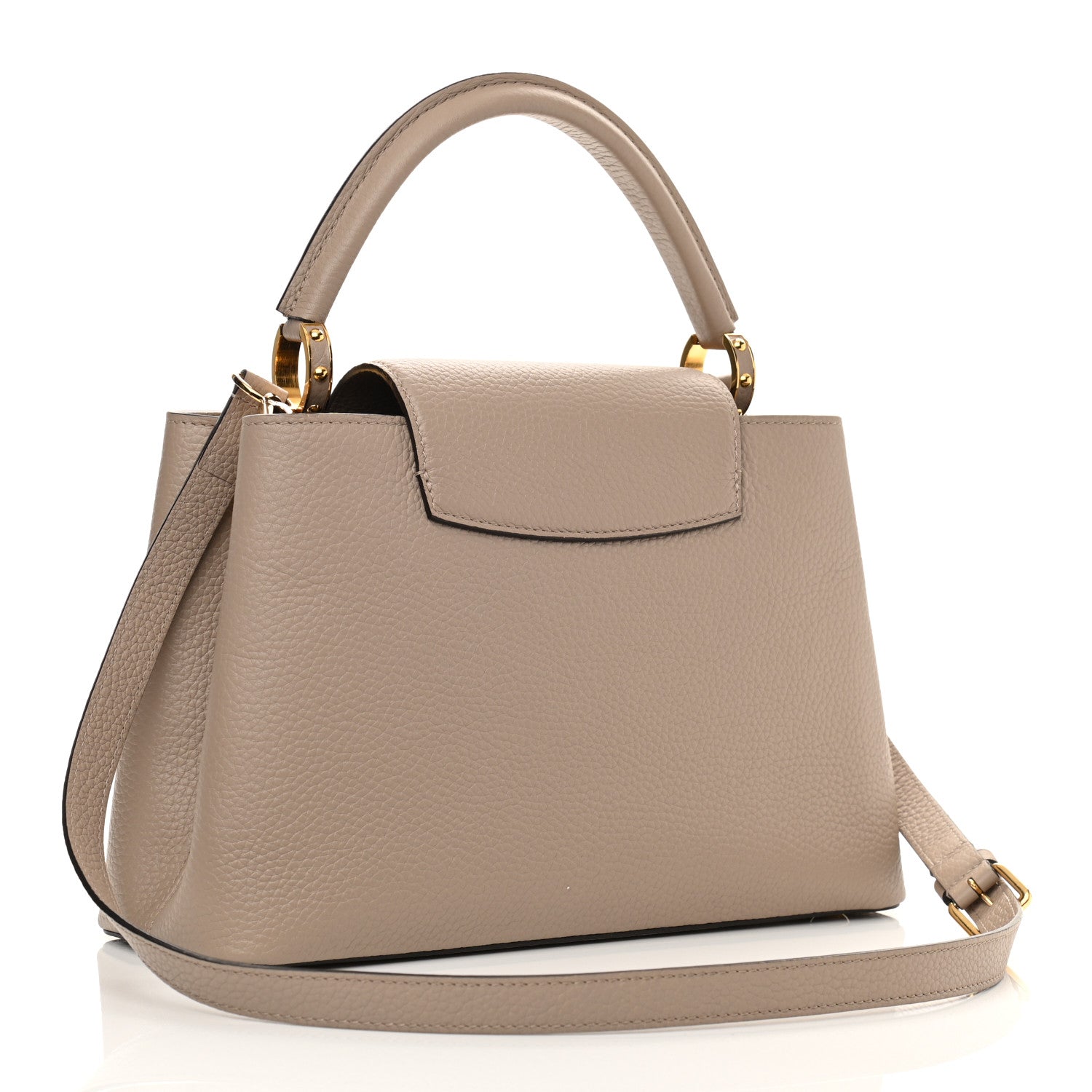 Louis Vuitton Taurillon Capucines MM Galet 2 of 8