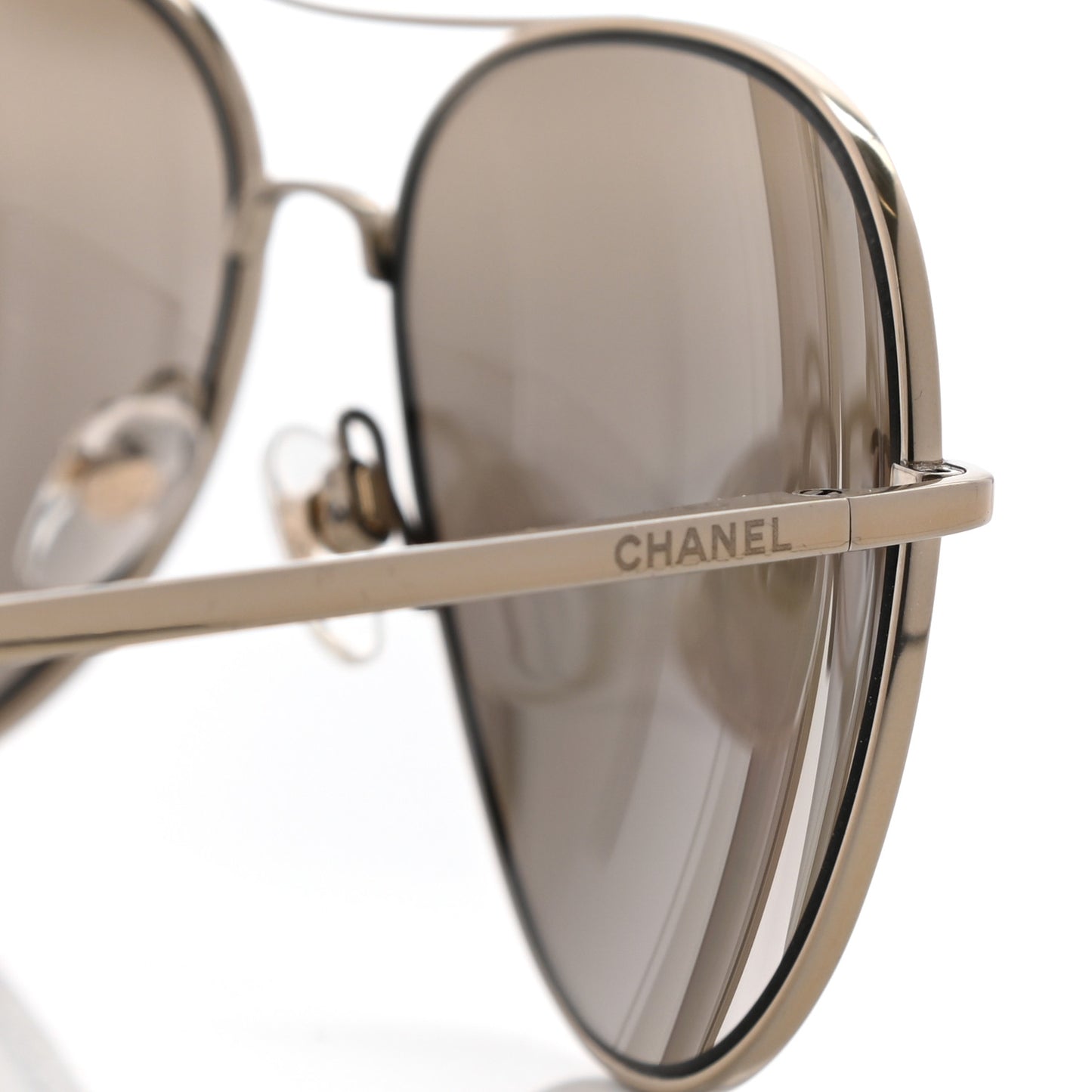 Metal Aviator CC Sunglasses 4189-T-Q Gold