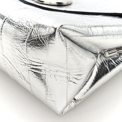 Khaite Metallic Eelskin Bobbi Bag Silver 9 of 9