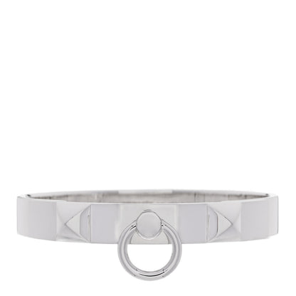 Hermes Sterling Silver PM Collier De Chien Bracelet LG 1 of 4