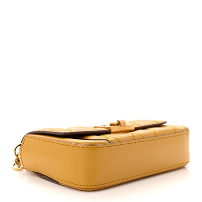 Givenchy Goatskin Quilted GV3 Mini Pocket Convertible Bag Golden 4 of 9