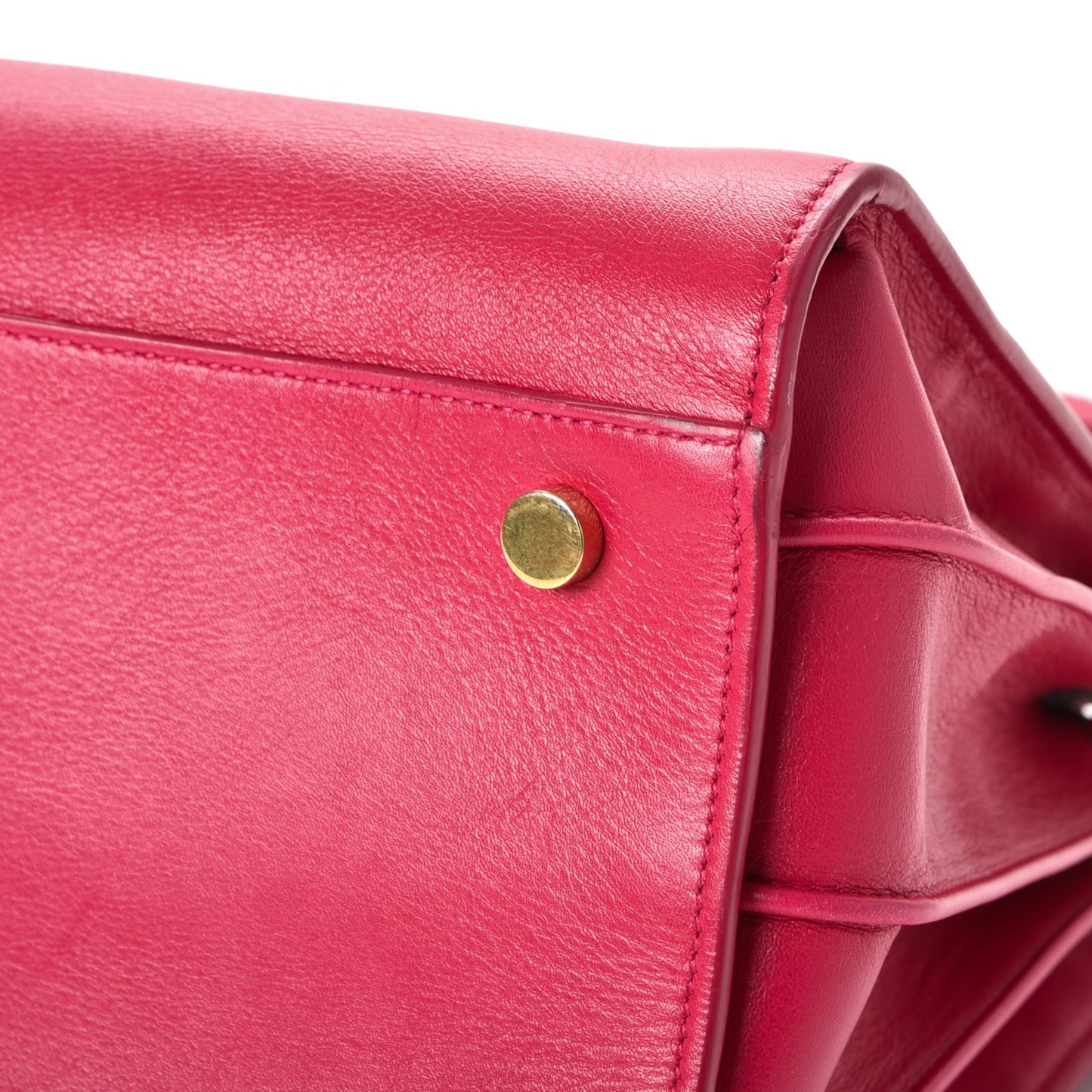 Calfskin Small Sac De Jour Lipstick Fuchsia