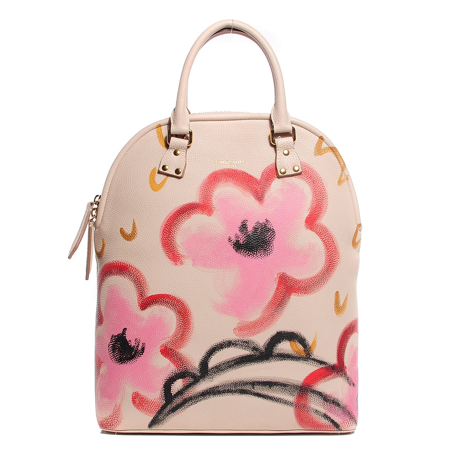 Prorsum Grainy Calfskin Hand Painted Bloomsbury Red