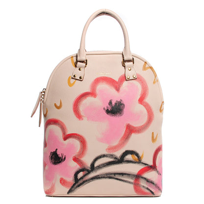 Burberry Prorsum Grainy Calfskin Hand Painted Bloomsbury Red 1 of 9