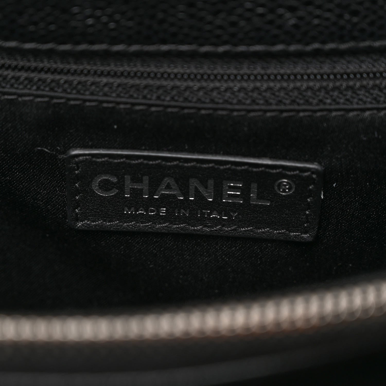 Chanel Caviar Quilted Grand Shopping Tote GST Black 6 of 9