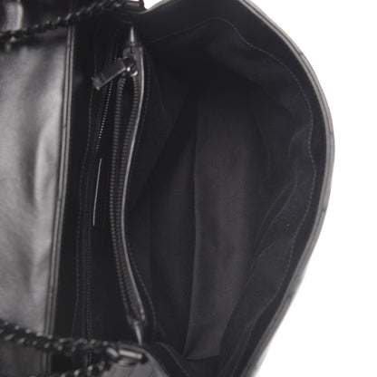 Saint Laurent Calfskin Y Quilted Monogram Medium Loulou Chain Satchel Black 6 of 12