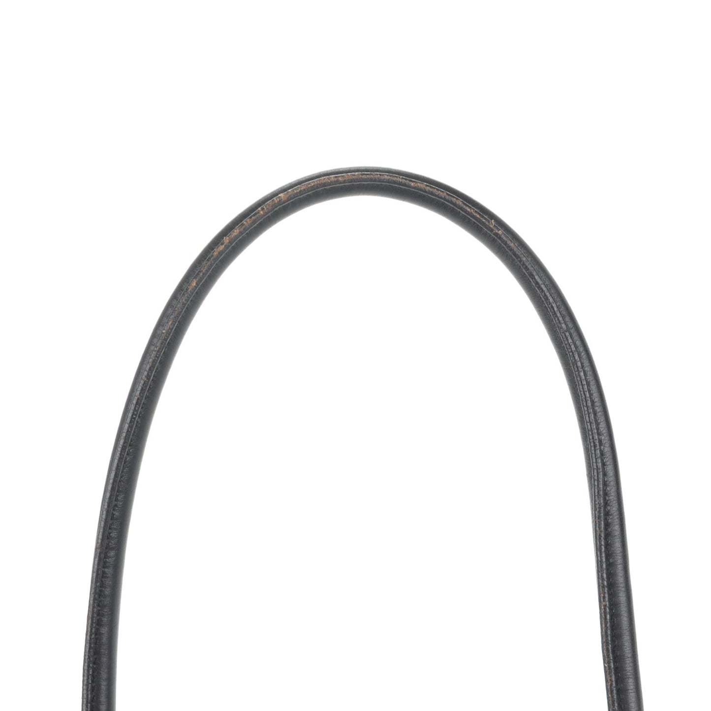 Vitello Daino Pushlock Shoulder Bag Black
