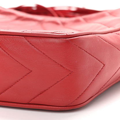Chanel Lambskin Quilted Tassel Camera Case Red 7 of 12