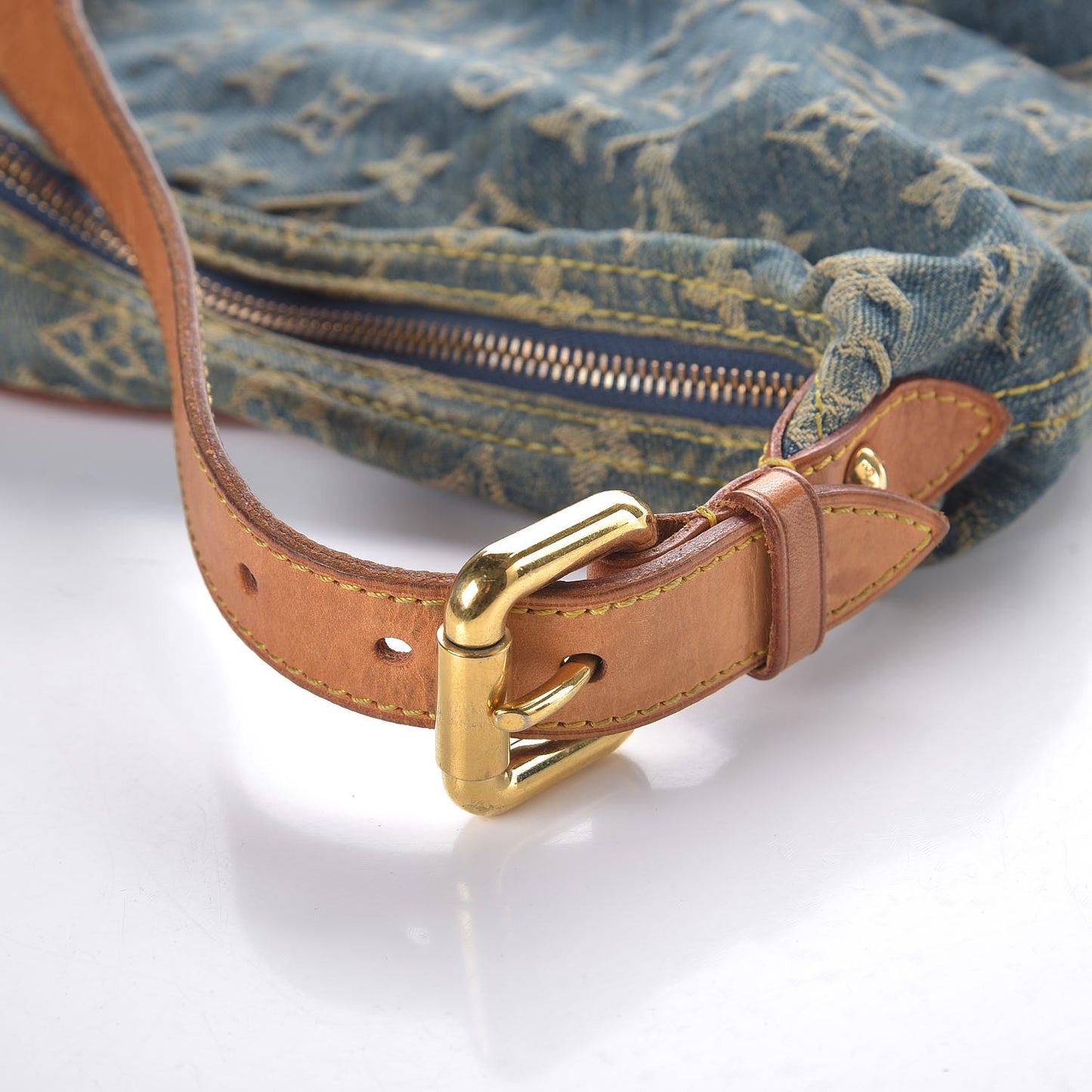 Monogram Denim Baggy PM Blue