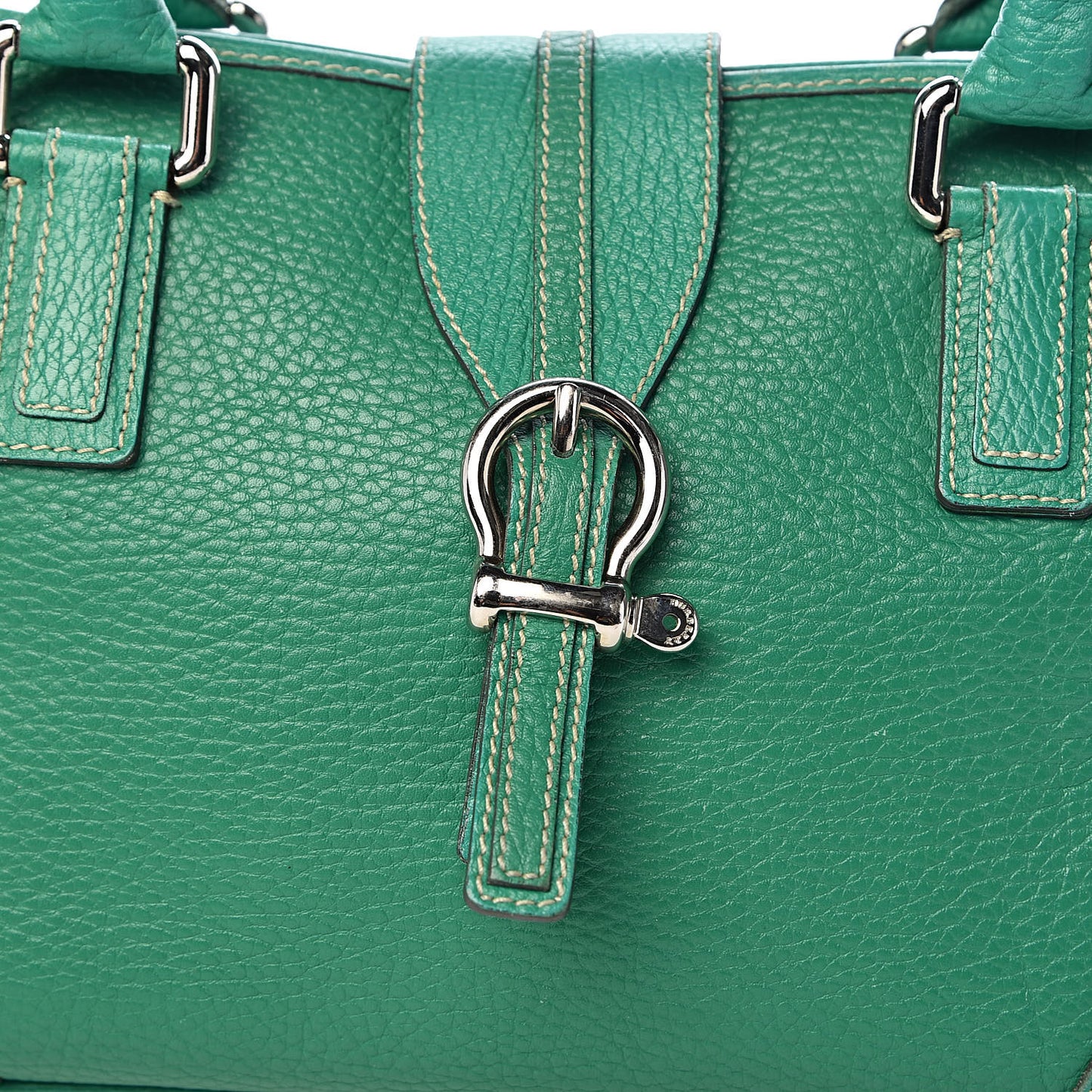 Calfskin Shoulder Bag Green