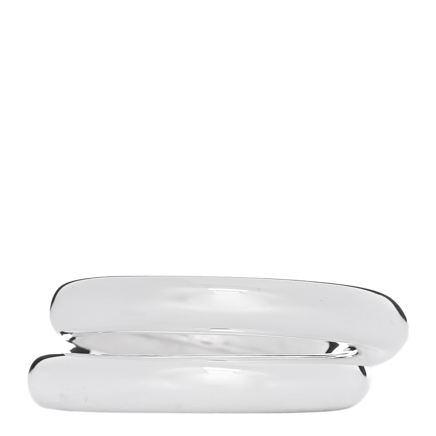 Hermes Sterling Silver MM Vertige Ring 55 7.25 3 of 4