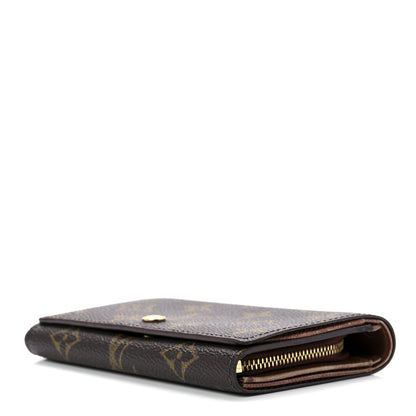 Louis Vuitton Monogram Porte-Monnaie Tresor Wallet 6 of 10