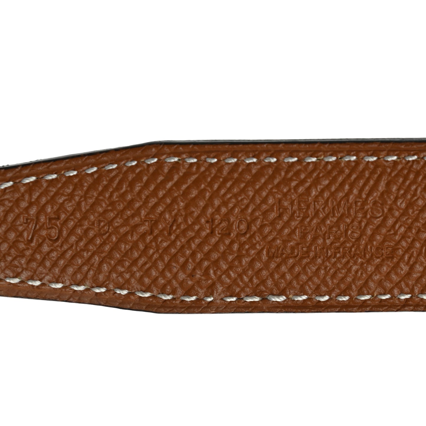 Swift Epsom 24mm Mini Constance H Belt 75 Black Gold