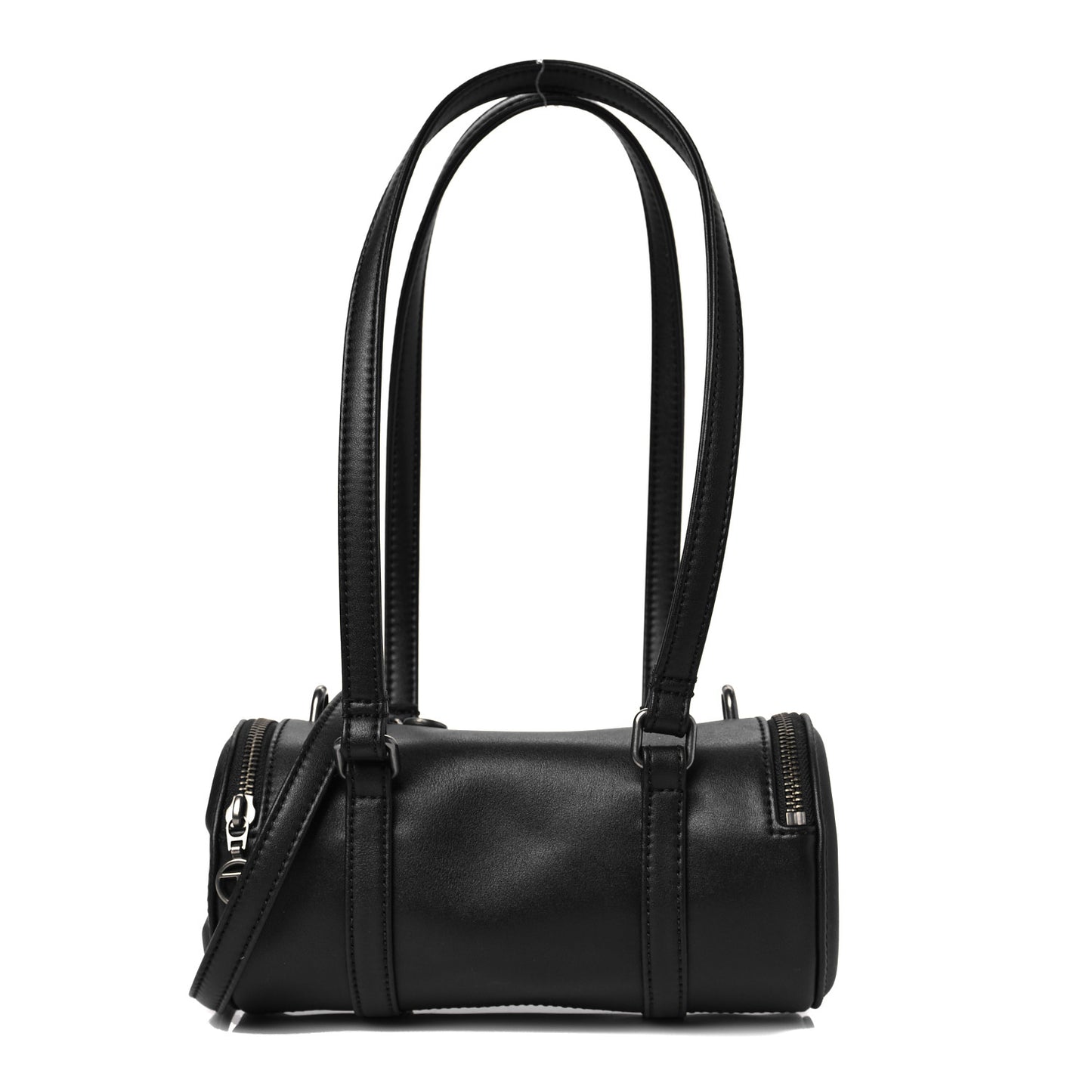 Vegan Leather Small Duffle Black