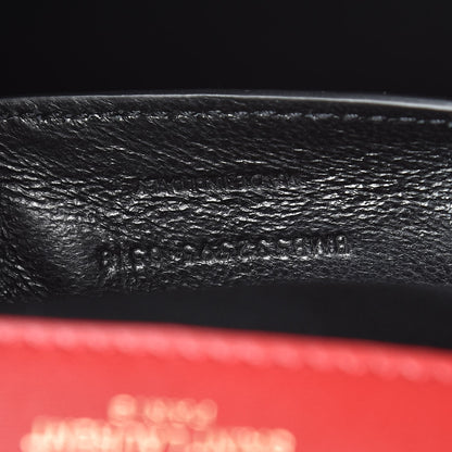 Saint Laurent Patent Matelasse Monogram Large Vicky Chain Bag Rouge Eros 7 of 7
