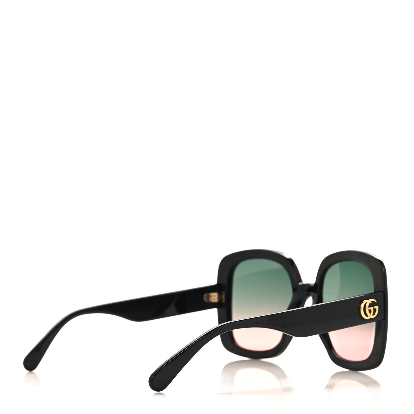 Acetate Square GG Web Sunglasses GG0713S Black