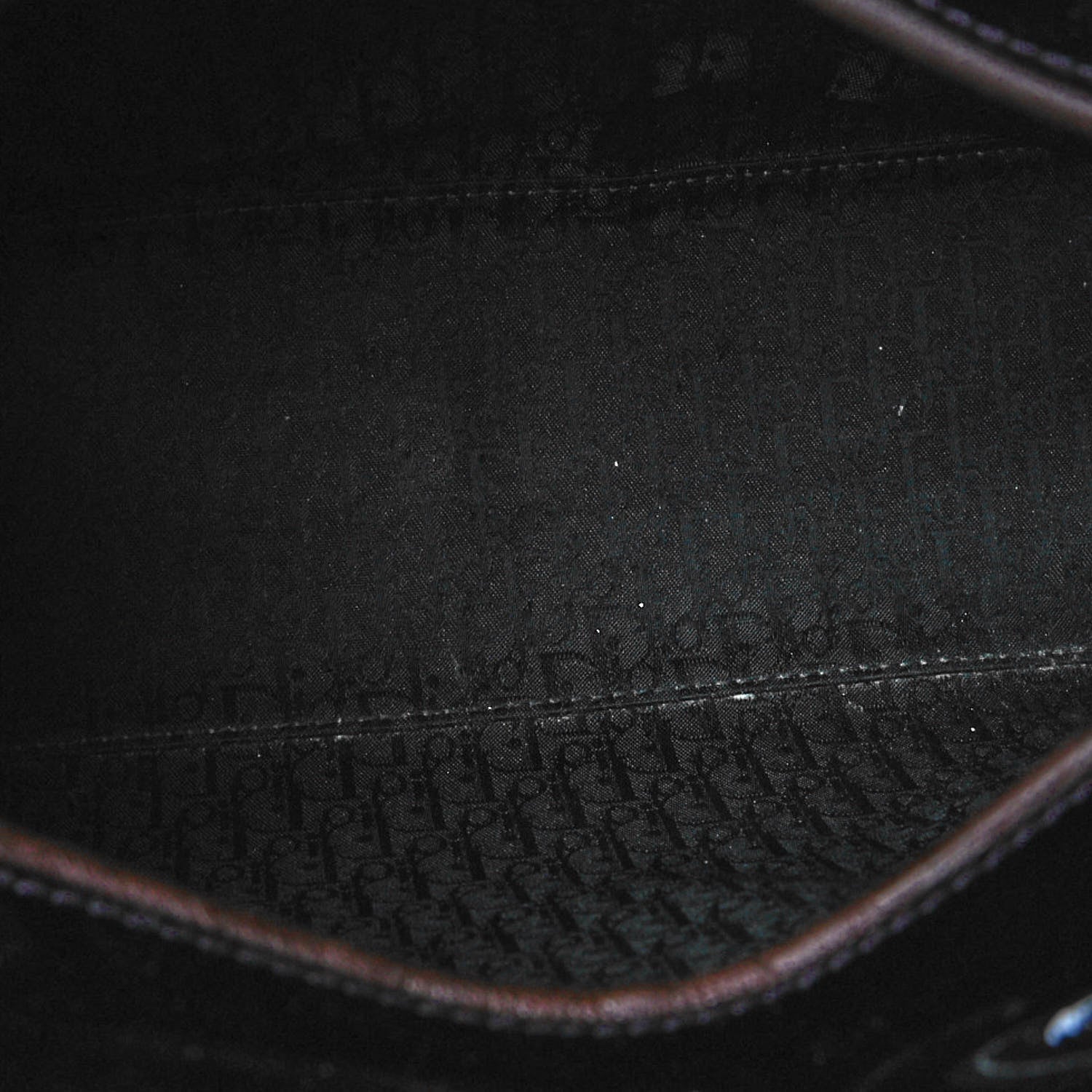 Christian Dior Patent Cannage Stitched Large Lady Dior Dark Purple 3 of 4