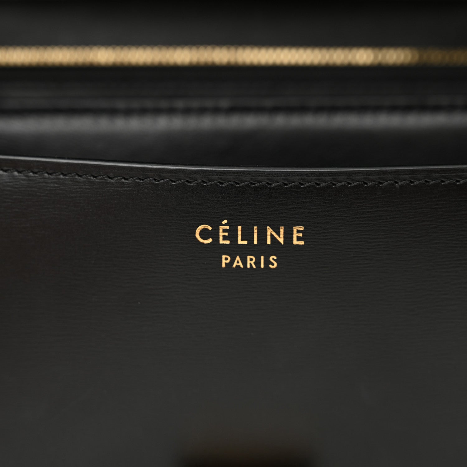 Celine Box Calfskin Medium Classic Box Flap Bag Black 6 of 15
