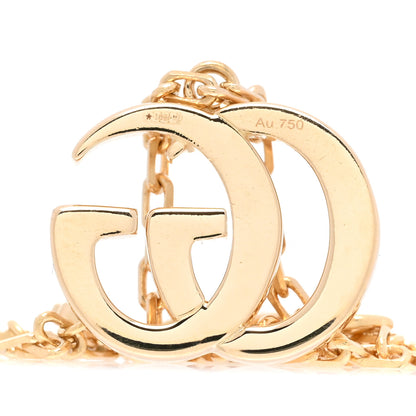 Gucci 18K Yellow Gold GG Running Charm Bracelet 3 of 4
