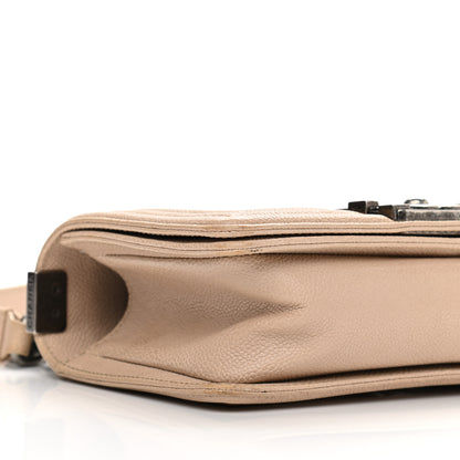 Chanel Caviar Quilted Small Boy Flap Light Beige 9 of 14