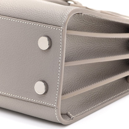 Saint Laurent Grained Calfskin Nano Sac De Jour Fog 9 of 9