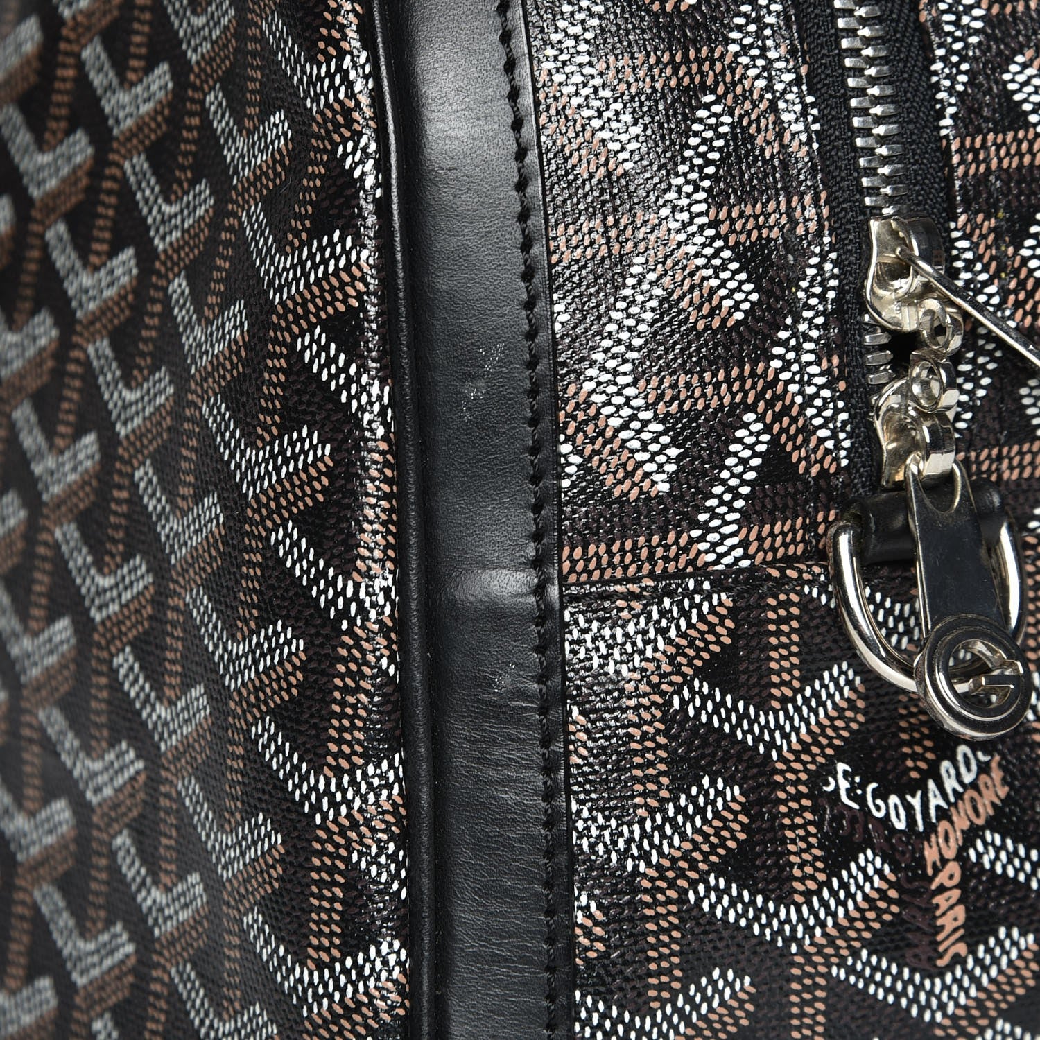 Goyard Goyardine Saint Jeanne GM Bowler Black 7 of 12