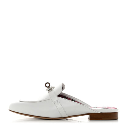 Hermes Calfskin Oz Mules 36 White 1 of 8