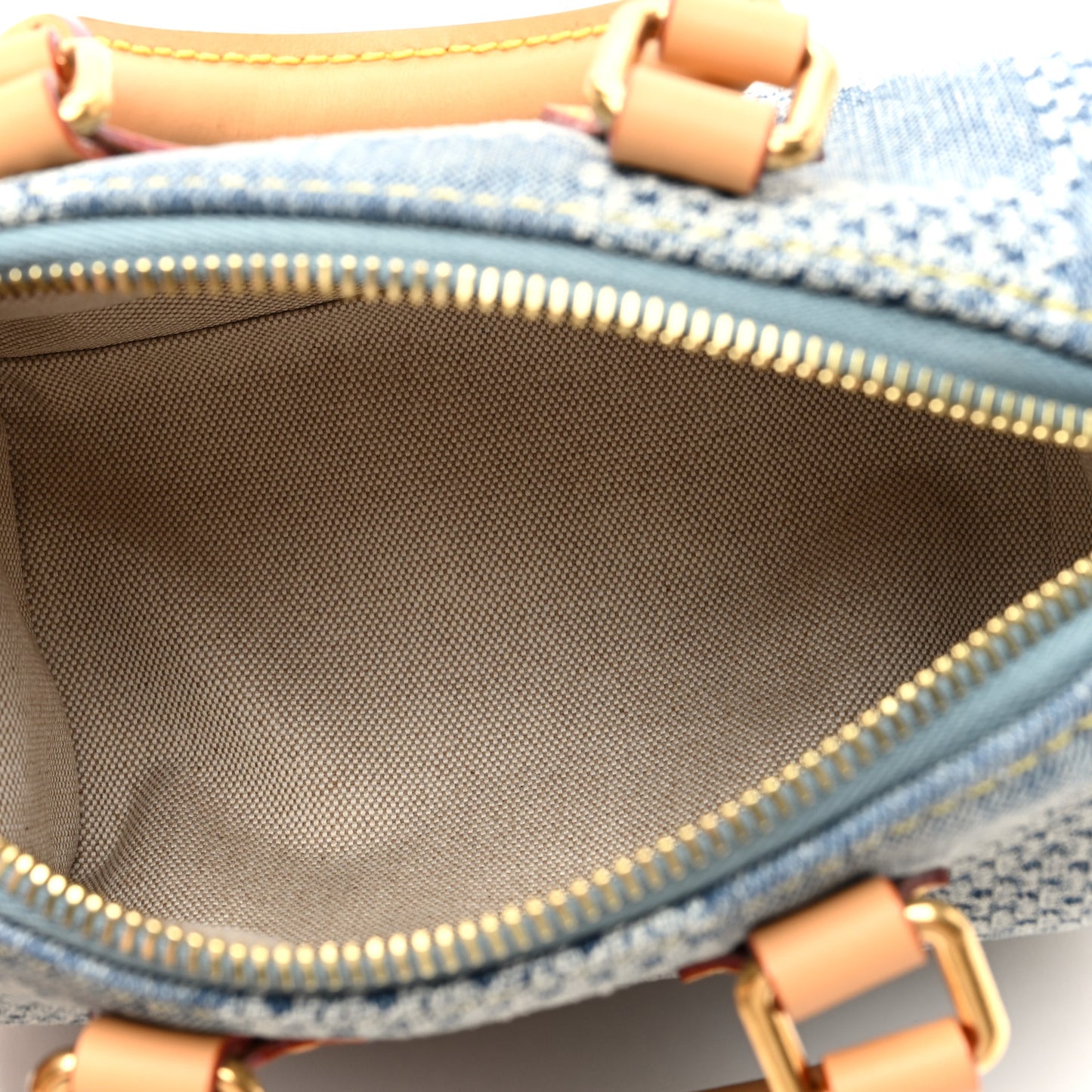 Damier Denim 3D Speedy Bandouliere 18 Bleu