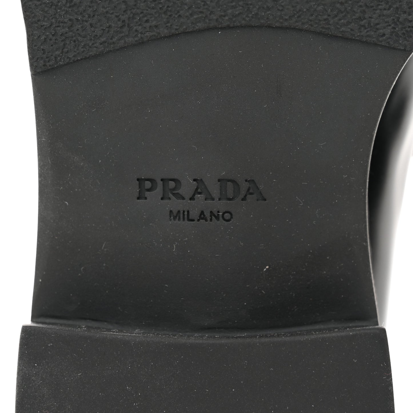 Spazzolato Metal Triangle Logo 50mm Loafers 37 Black