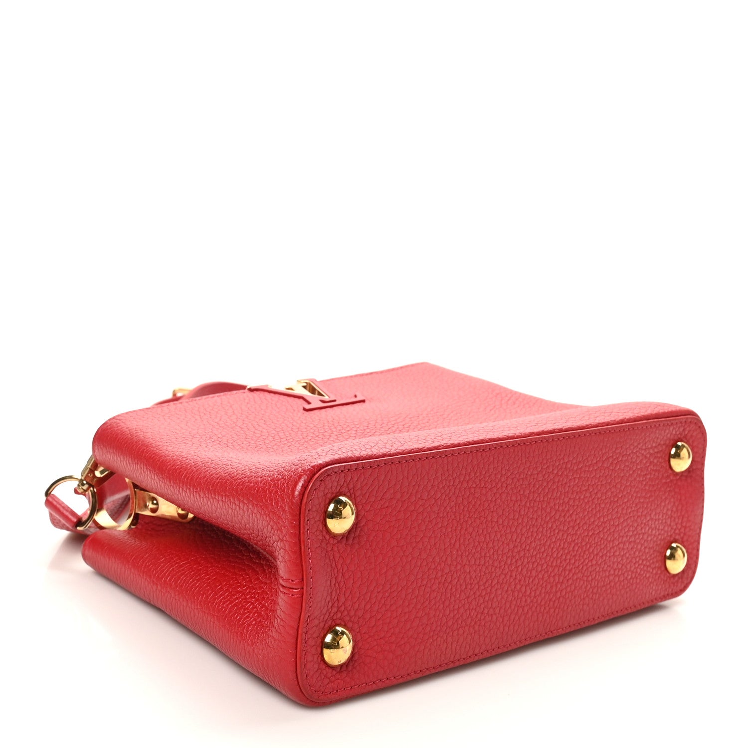 Louis Vuitton Taurillon Capucines BB Scarlet Red 4 of 9