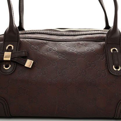 Gucci Guccissima Small Princy Satchel Brown 8 of 14