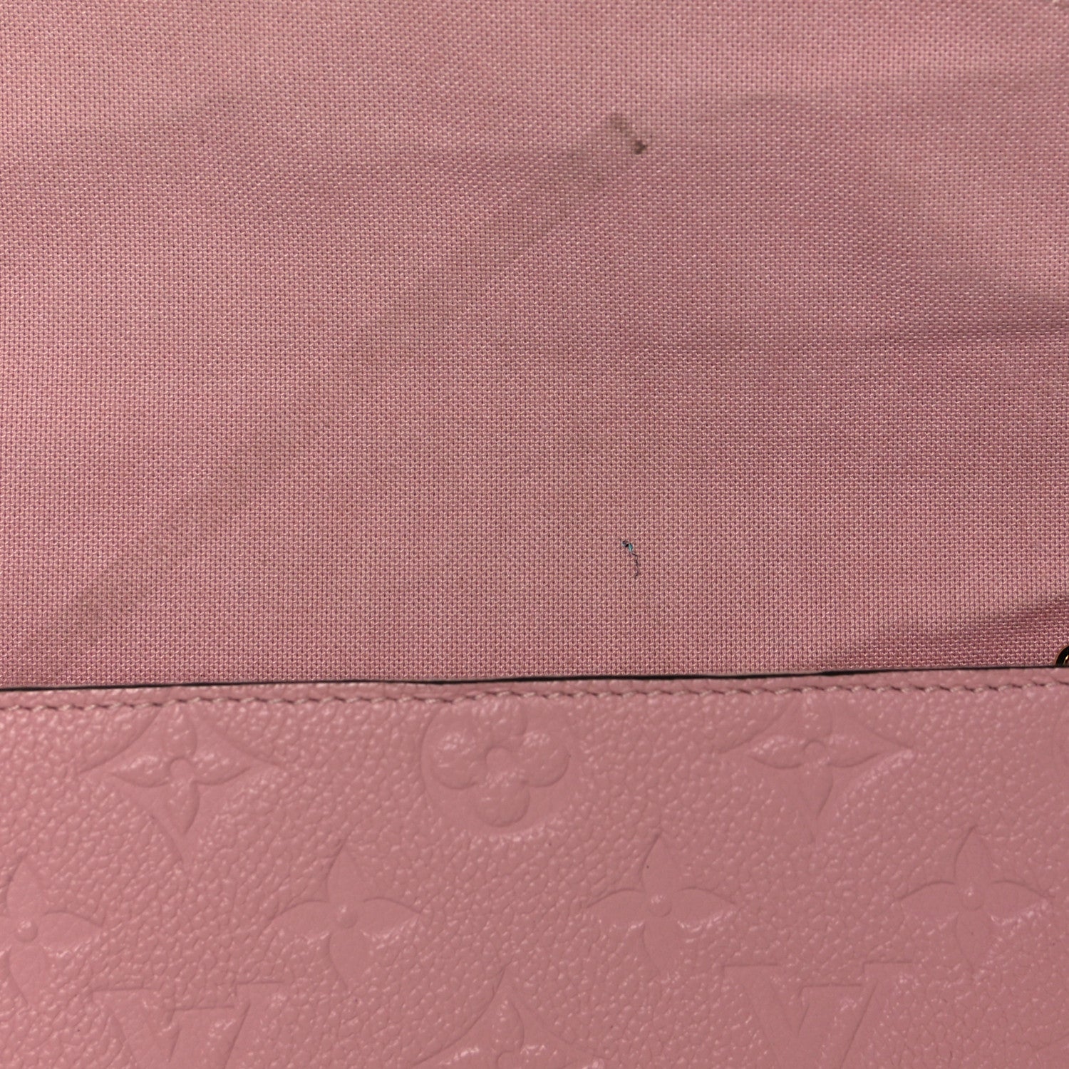 Louis Vuitton Empreinte Pochette Felicie Chain Wallet Rose Poudre 10 of 10