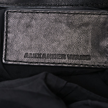 Alexander Wang Lambskin Marti Backpack Bag Washed Black Rose Gold Hardware 5 of 8