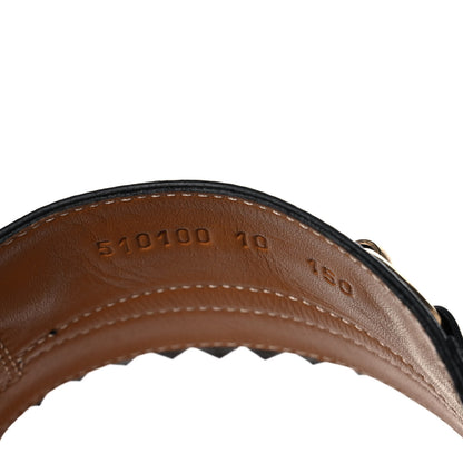 Gucci Goatskin Fringe Mens Horsebit Slide Sandals 10 Black 8 of 9
