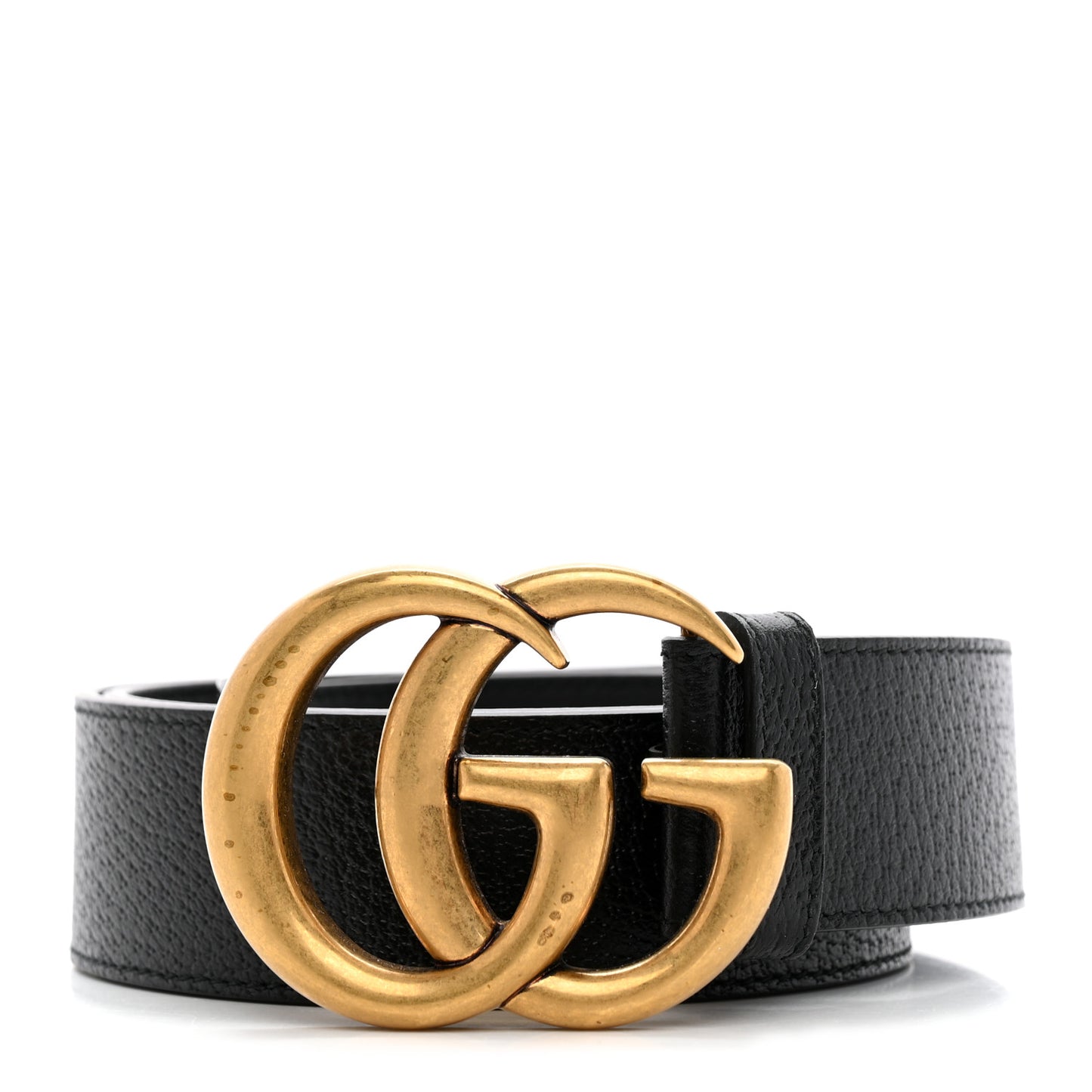 Textured Calfskin Double G 40mm Belt 90 36 Black