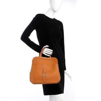 Hermes Taurillon Clemence Halzan 31 Toffee 3 of 10