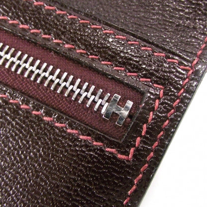 Hermes Crocodile Bearn Bi-Fold Wallet Brown 9 of 10