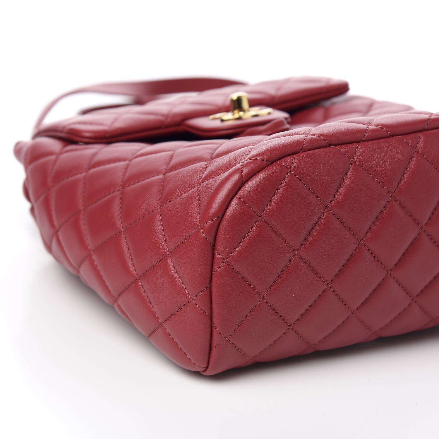 Chanel Calfskin Quilted Mini Urban Spirit Backpack Red 7 of 10