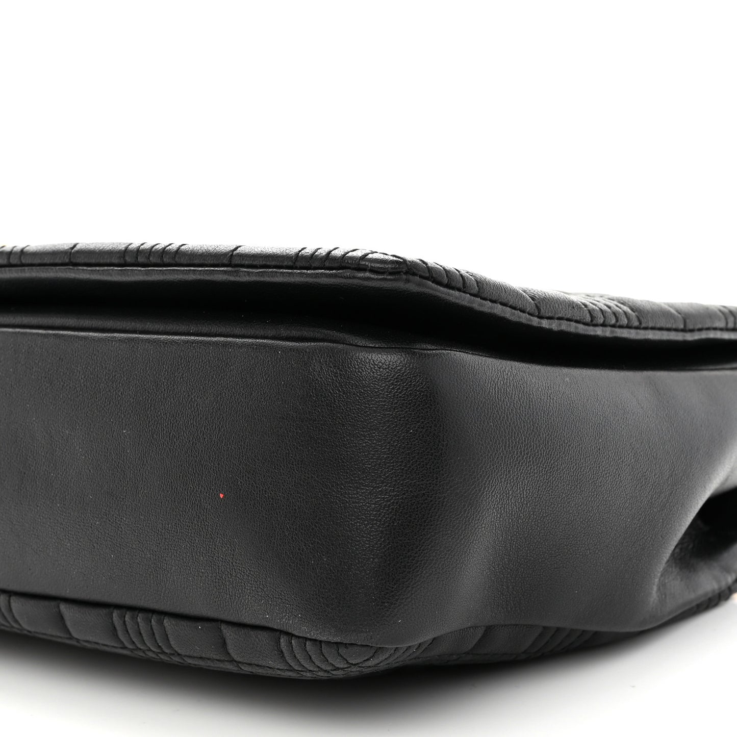 Lambskin Quilted Medium Lola Bag Black