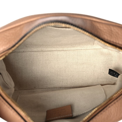 Gucci Pebbled Calfskin Small Soho Disco Bag Camelia 5 of 9