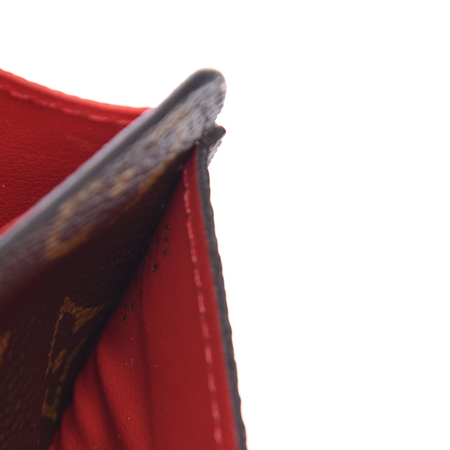 Monogram Sarah Wallet NM Coquelicot