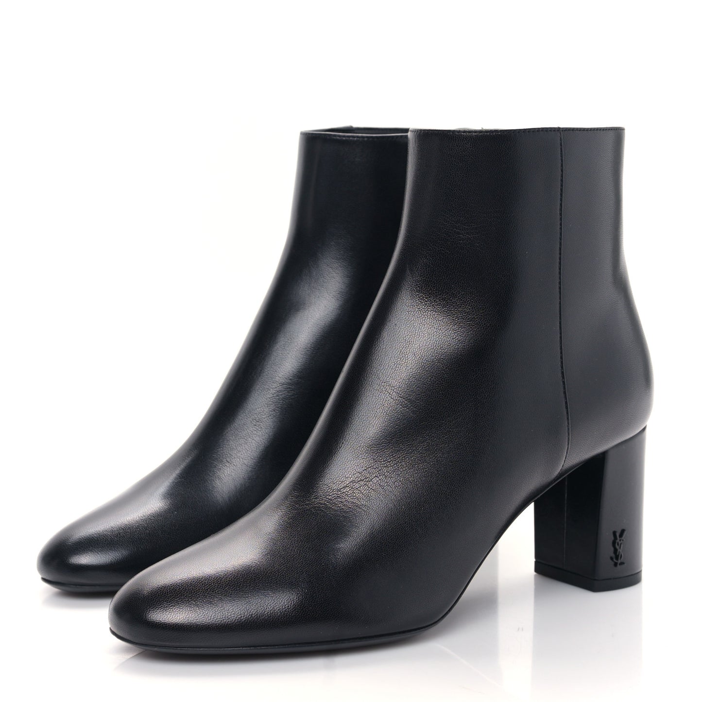 Nappa Vendome Loulou Ankle Zip Boots 38.5 Black