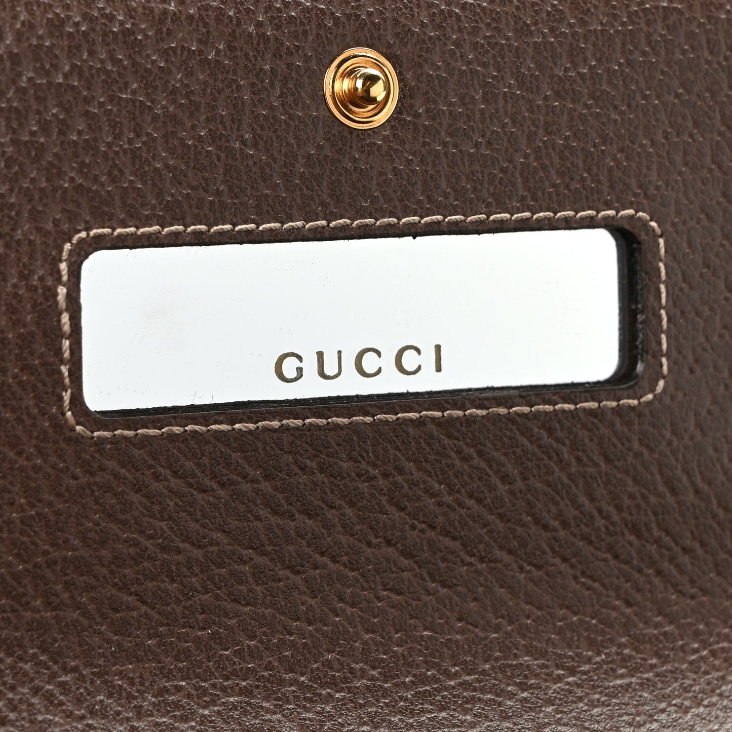 GG Supreme Monogram Web Ophidia Wallet On Chain Brown