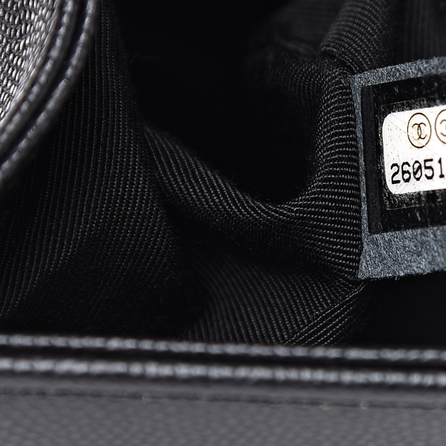 Chanel Caviar Quilted Medium Boy Flap Black 6 of 9