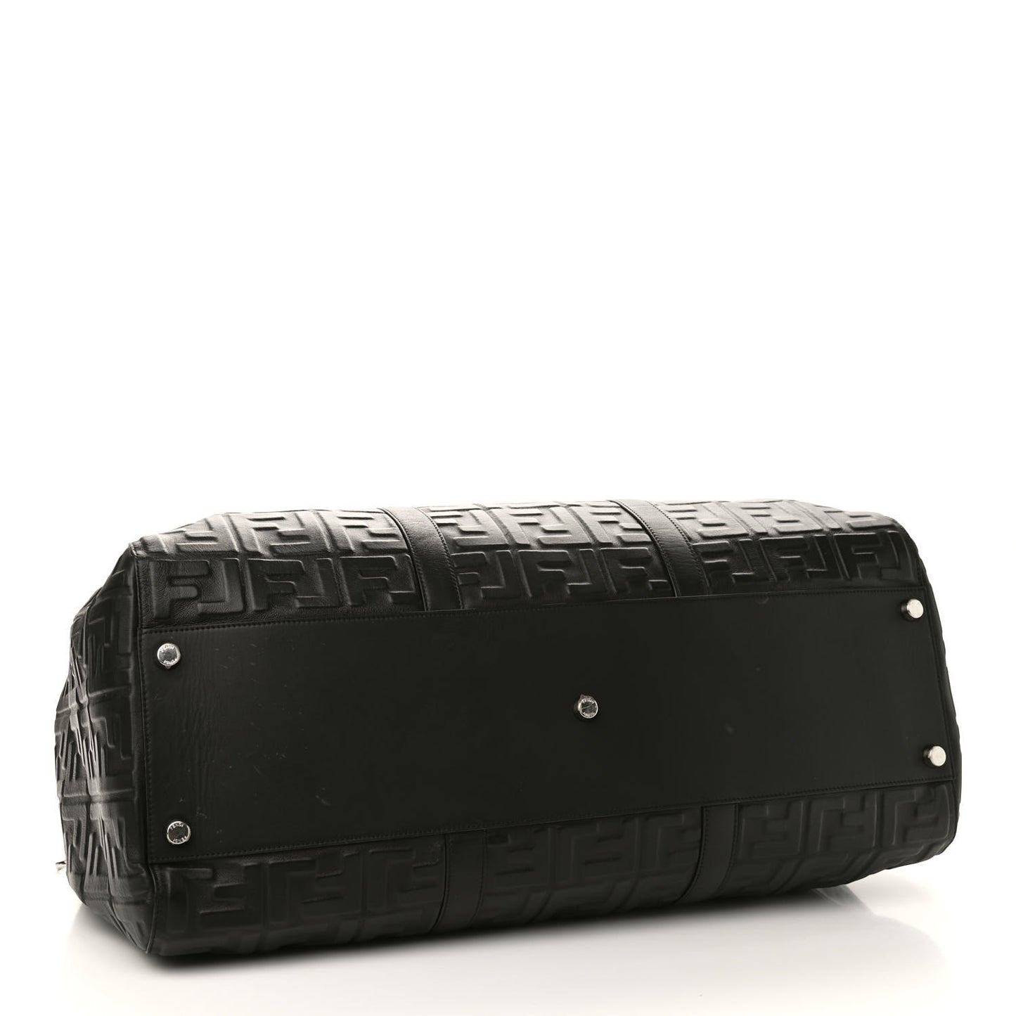 Nappa FF 1974 Embossed Holdall Bag Black