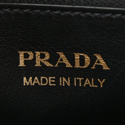 Prada Saffiano City Calfskin Greche Paradigme Bag Black 6 of 10