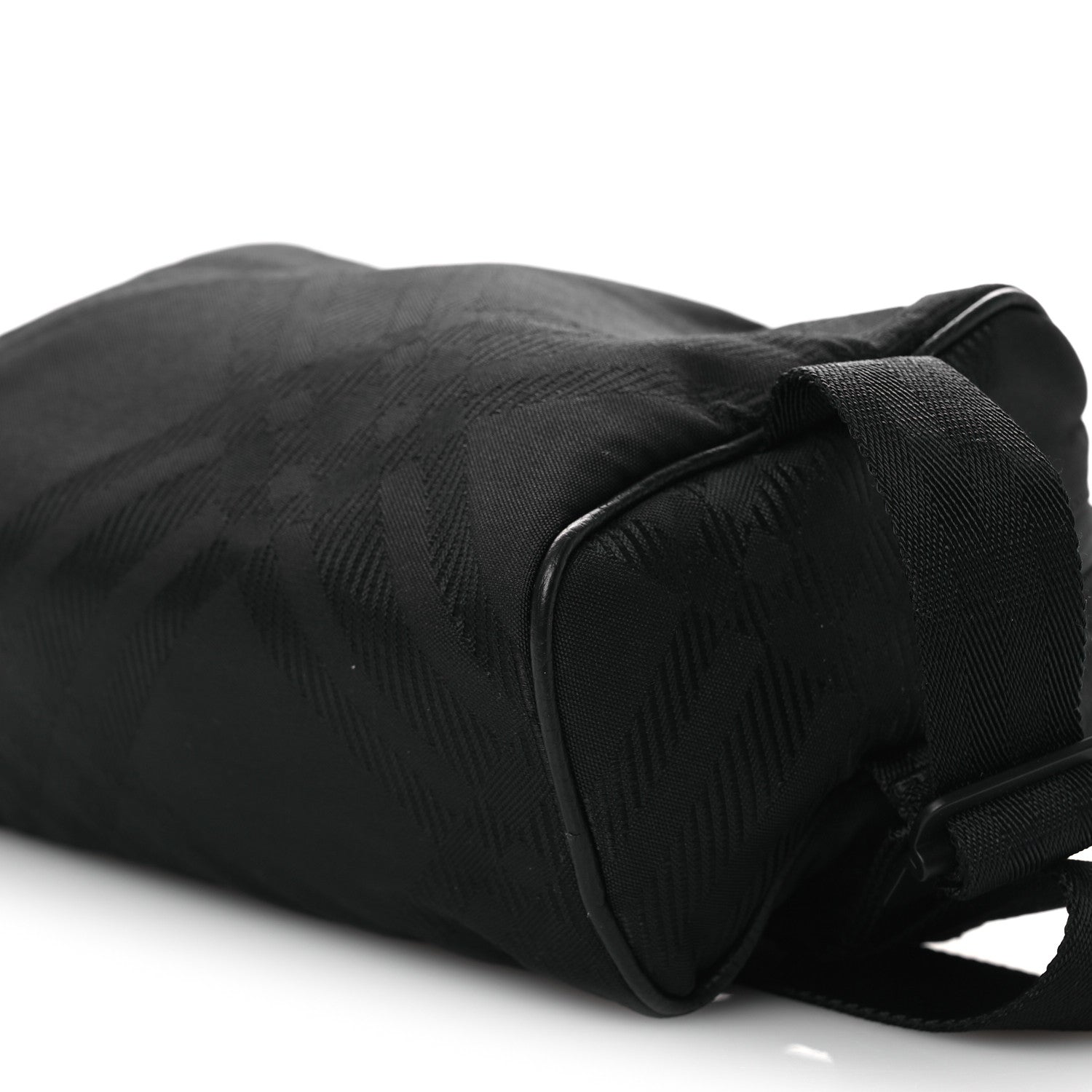 Burberry Nylon Jacquard Check Belt Bag Black 9 of 10