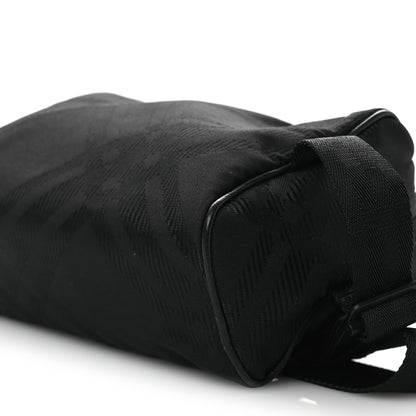 Burberry Nylon Jacquard Check Belt Bag Black 9 of 10