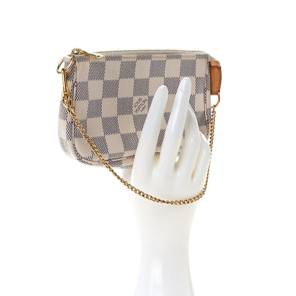 Louis Vuitton Damier Azur Mini Pochette Accessories 2 of 9