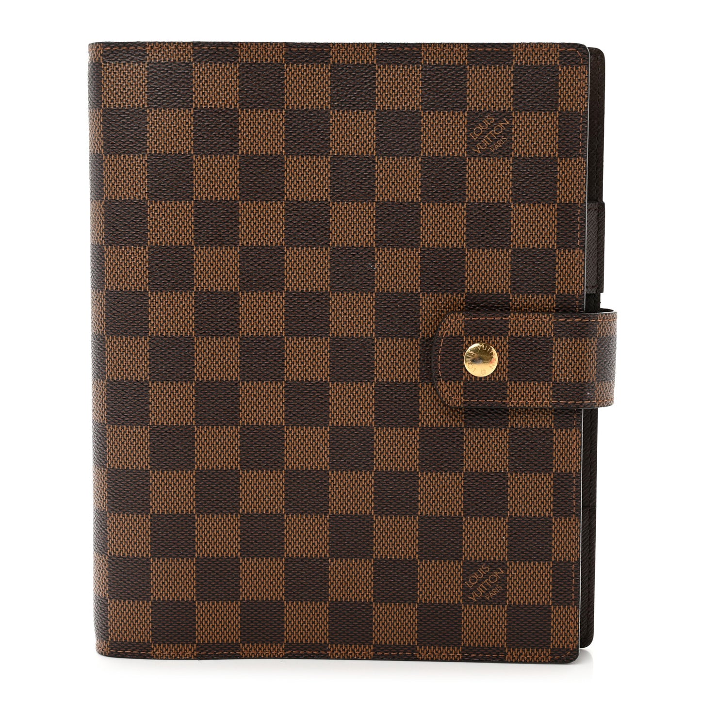 Damier Ebene Large Ring Agenda Cover